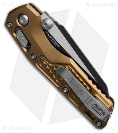 Microtech Standard Issue MSI Mini Ram-Lok Knife Tan Aluminum (3.25" Black)