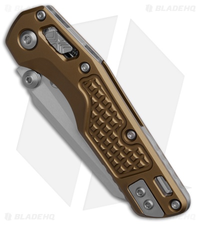 Microtech Standard Issue MSI Mini Ram-Lok Knife Tan Aluminum (3.25" SW)
