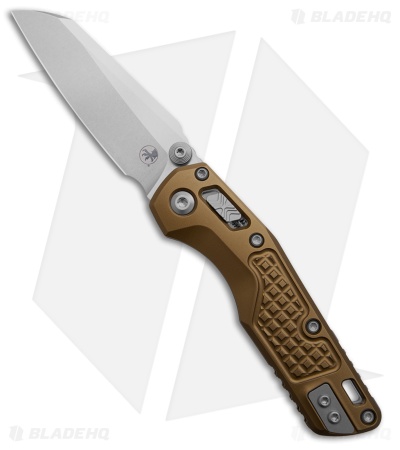 Microtech Standard Issue MSI Mini Ram-Lok Knife Tan Aluminum (3.25" SW)