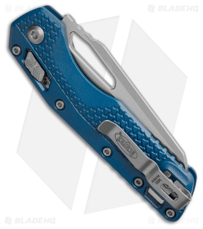 Microtech Standard Issue MSI Ram-Lok Knife Blue Polymer (3.9" Stonewash)