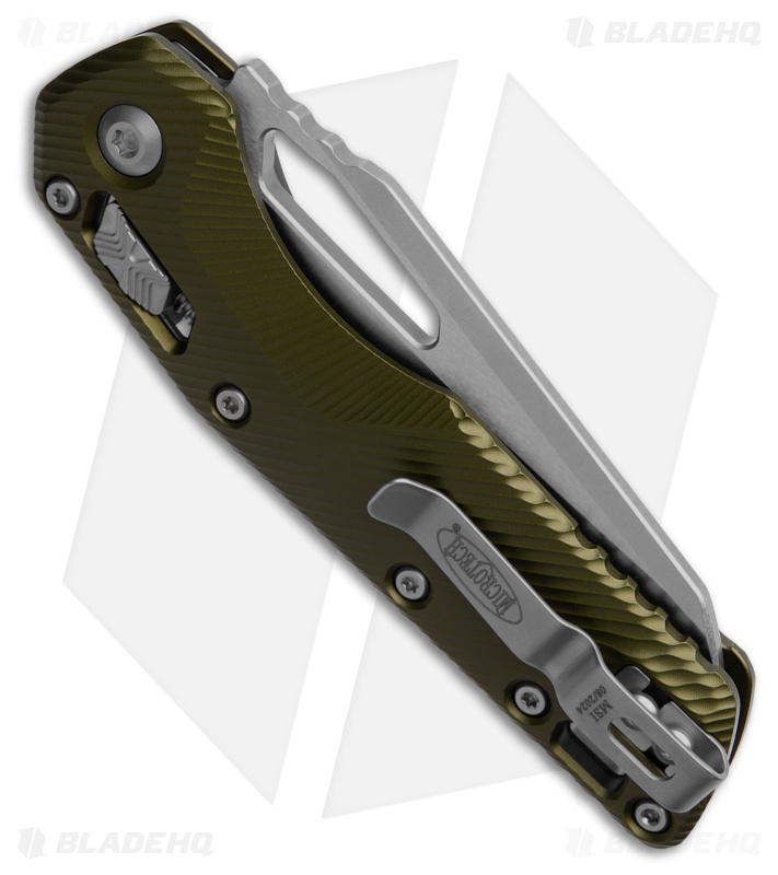Microtech Standard Issue MSI Ram-Lok Knife Fluted OD Green Al (3.9" SW)