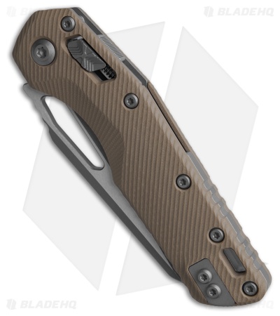 Microtech Standard Issue MSI Ram-Lok Knife Fluted Tan G-10 (3.8" Apoc Serr)