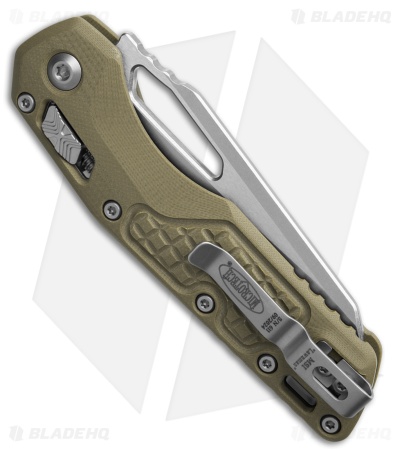 Microtech Standard Issue MSI Ram-Lok Knife Frag OD G-10 Lawnman (3.8" SW)