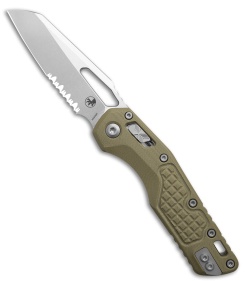 Microtech MSI Ram-Lok Fluted Grenade Green Al Sheepsfoot Apoc