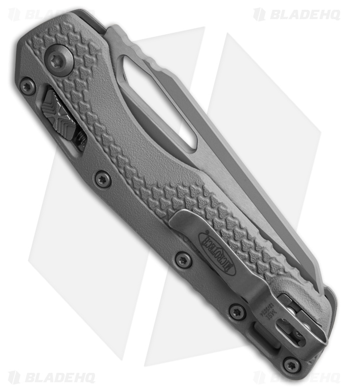 Microtech Standard Issue MSI Ram-Lok Knife Bull Shark Gray Polymer (3.9" Gray)