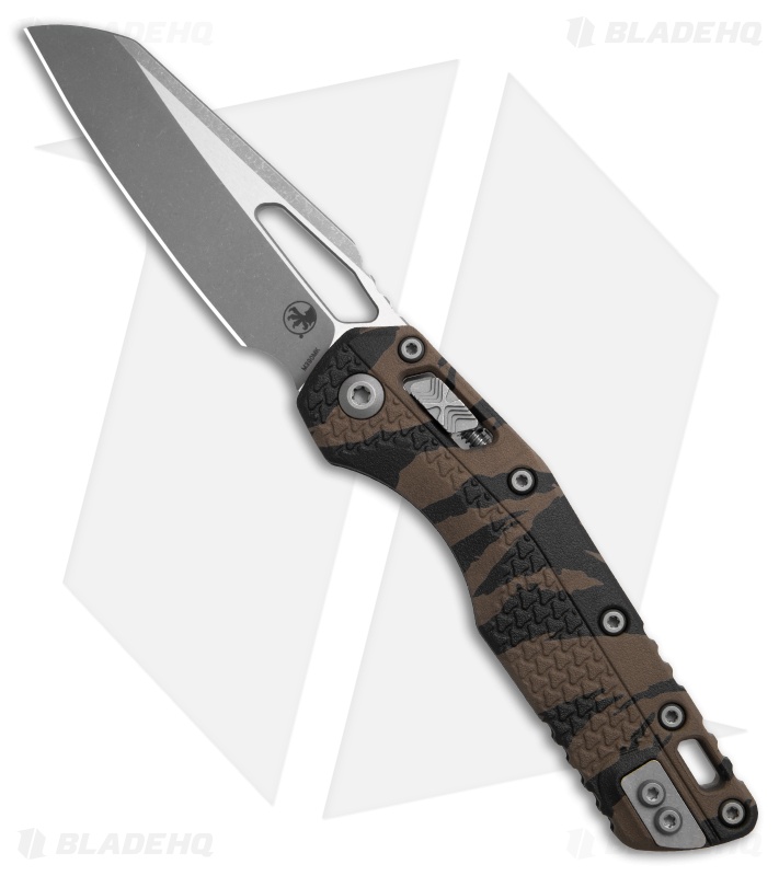 Microtech MSI Ram-Lok Knife Tiger Camo Polymer (3.9" Apocalyptic)