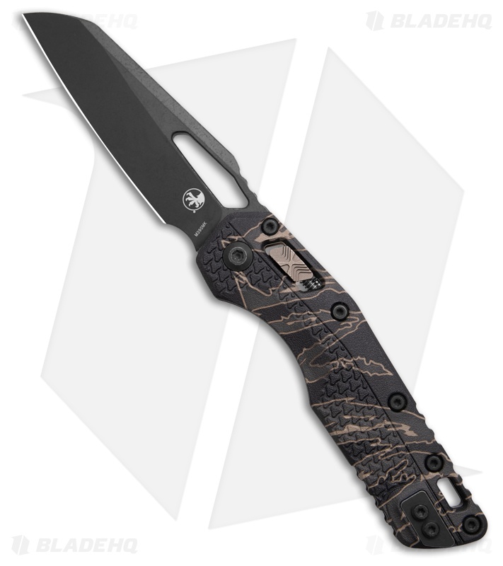 Microtech Standard Issue MSI Ram-Lok Knife Tiger Stripe Camo (3.9" Dark Apoc)