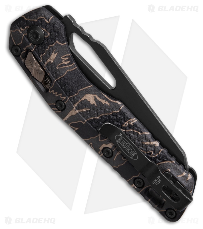Microtech Standard Issue MSI Ram-Lok Knife Tiger Stripe Camo (3.9" Dark Apoc)