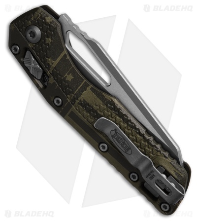 Microtech Standard Issue MSI Ram-Lok Knife Tri-Grip OD Flag Polymer (3.9" Apoc)
