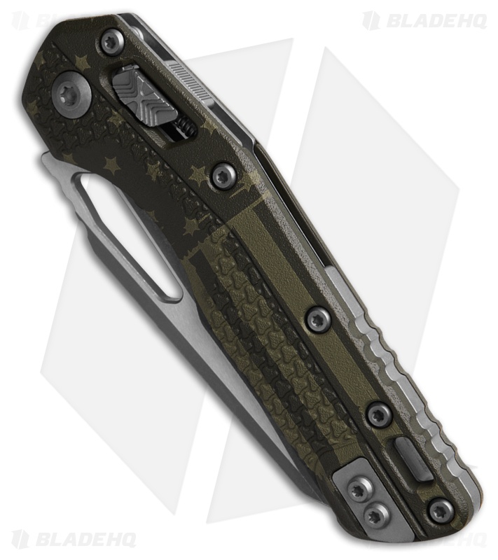Microtech Standard Issue MSI Ram-Lok Knife Tri-Grip OD Flag Polymer (3.9" Apoc)