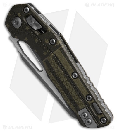 Microtech Standard Issue MSI Ram-Lok Knife Tri-Grip OD Flag Polymer (3.9" Apoc)