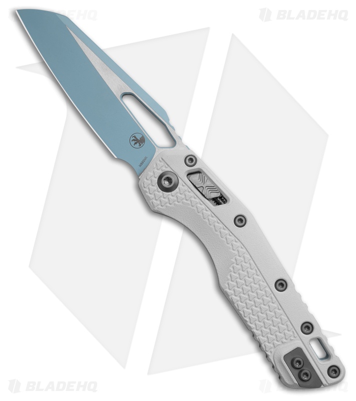Microtech MSI Knife White Polymer Sky Blue