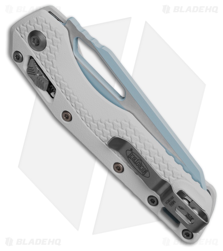 Microtech MSI Knife White Polymer Sky Blue