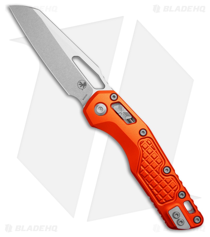 Microtech Standard Issue MSI Ram-Lok Orange Frag Aluminum (3.9" Stonewash)