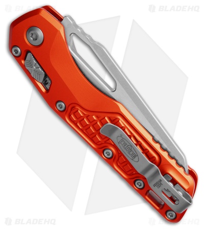 Microtech Standard Issue MSI Ram-Lok Orange Frag Aluminum (3.9" Stonewash)