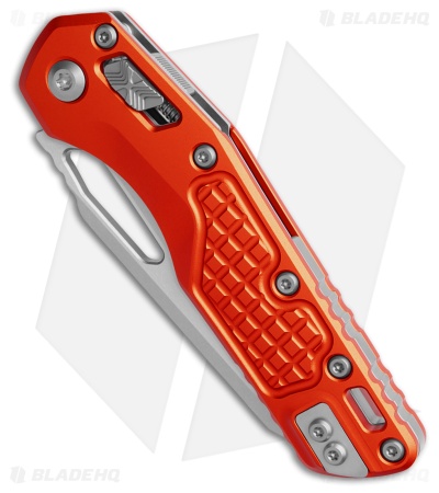 Microtech Standard Issue MSI Ram-Lok Orange Frag Aluminum (3.9" Stonewash)