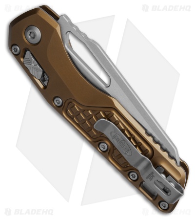 Microtech Standard Issue MSI Ram-Lok Tan Frag Aluminum (3.9" Stonewash)