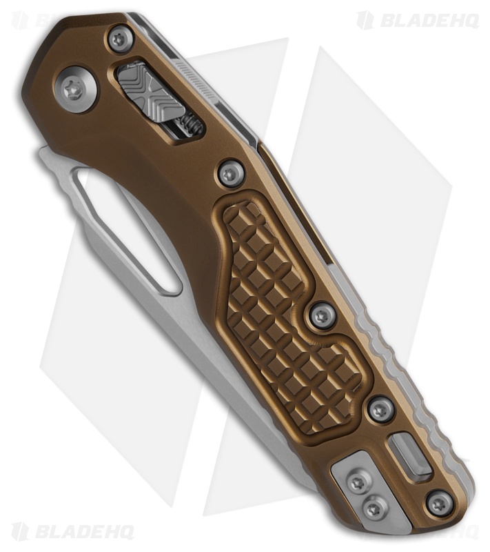 Microtech Standard Issue MSI Ram-Lok Tan Frag Aluminum (3.9" Stonewash)