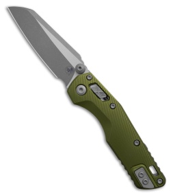 Microtech Standard Issue Mini Ram-Lok Knife OD Green Fluted Alum (3.25" Apoc)