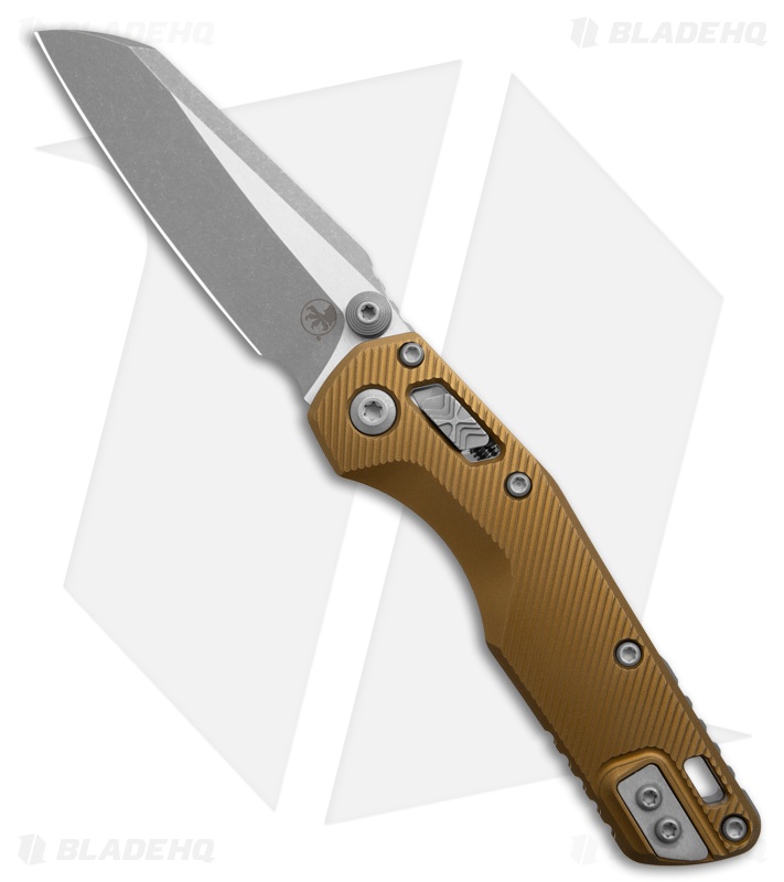 Microtech Standard Issue Mini Ram-Lok Knife Tan Fluted Al (3.25" Apoc)