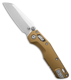 Microtech Standard Issue Mini Ram-Lok Knife Tan Fluted Alum (3.25" SW)