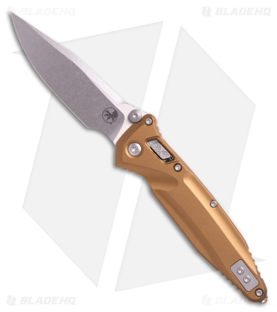 Microtech Socom Delta Ram-Lok Knife Tan Aluminum (4" Stonewash)