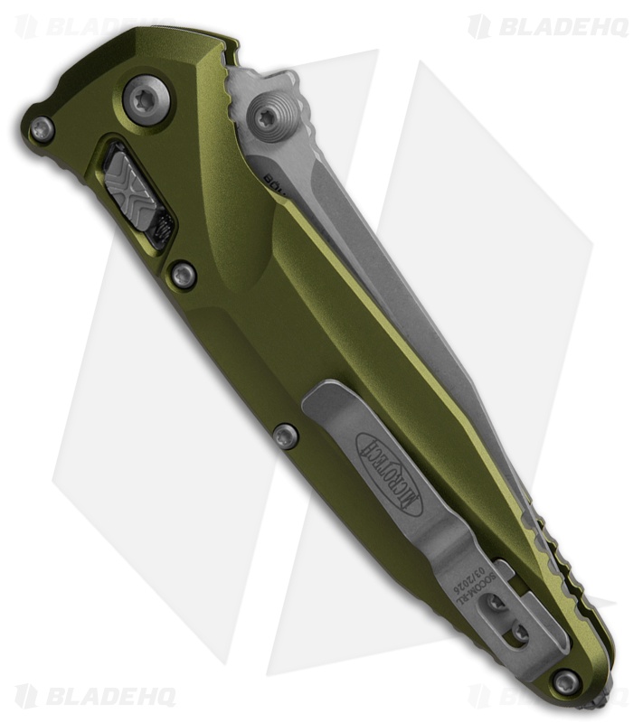 Microtech Socom Delta Ram-Lok Knife OD Green Aluminum (4" Apoc) 159RL-10APOD