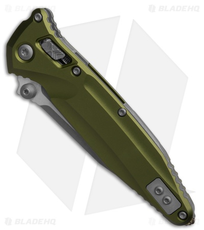 Microtech Socom Delta Ram-Lok Knife OD Green Aluminum (4" Apoc) 159RL-10APOD