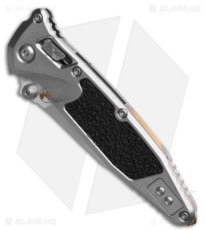 Microtech Socom Delta Ram-Lok Knife Stonewash Titanium W/Inlay  (4" Stonewash)
