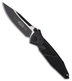 Microtech Socom Elite S\E Liner Lock Knife Black Al (4" Black Apocalyptic)