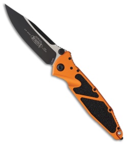 Microtech Socom Elite S/E Liner Lock Knife Orange Aluminum (4" Two-Tone M390)