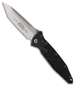 Microtech Socom Elite T\E Liner Lock Knife Black Aluminum (4" SW Full Serr)