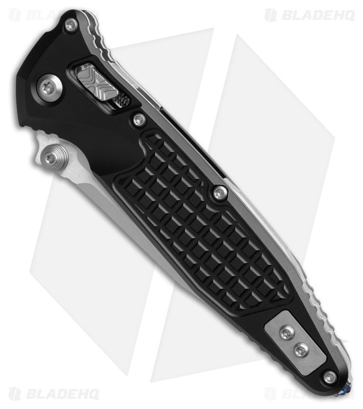 Microtech Socom Elite Ram-Lok Knife Black Frag Aluminum (4" Stonewash Serr)