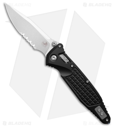 Microtech Socom Elite Ram-Lok Knife Black Frag Aluminum (4" Stonewash Serr)