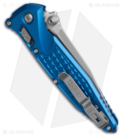 Microtech Socom Elite Ram-Lok Knife Blue Frag Aluminum (4" Stonewash)