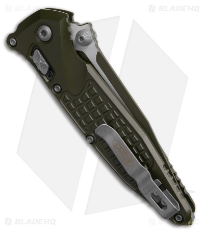 Microtech Socom Elite Ram-Lok Knife Cerakote Magpul OD Green Aluminum (4" Green)