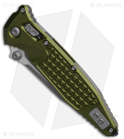 Microtech Socom Elite Ram-Lok Knife OD Green Frag Aluminum (4" Apocalyptic)
