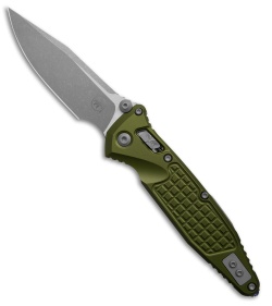Microtech Socom Elite Ram-Lok Knife OD Green Frag Aluminum (4" Apocalyptic)