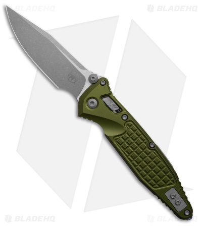 Microtech Socom Elite Ram-Lok Knife OD Green Frag Aluminum (4" Apocalyptic)