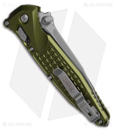 Microtech Socom Elite Ram-Lok Knife OD Green Frag Aluminum (4" Stonewash)