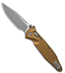 Microtech Socom Elite Ram-Lok Knife Tan Frag Aluminum (4" Apocalyptic)
