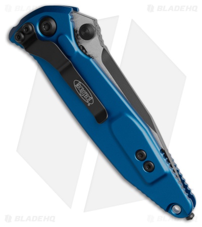 【ミッチー】コクヨ ソプラ ローバック 肘なし コバルトブルー Microtech Socom Elite Blue Al Clip Point Black M390