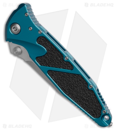 Microtech Socom Elite S/E Manual Knife Blue Al (4" Stonewash) 160-10BL