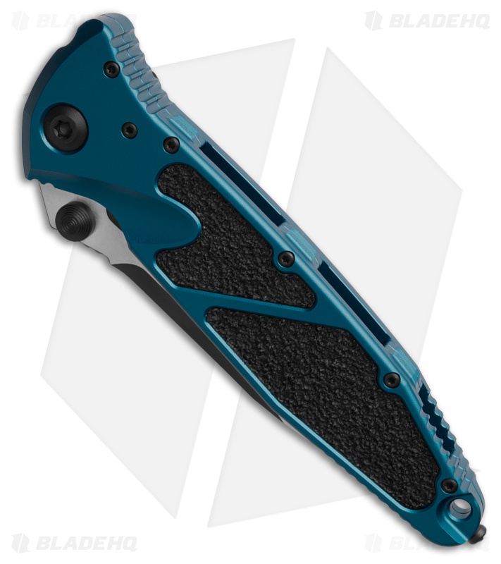 Microtech Socom Elite S/E Manual Knife Blue Aluminum (4" Black) 160-1BL
