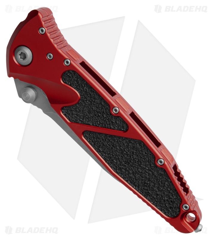 Microtech Socom Elite S/E Manual Knife Red Aluminum (4" Apocalyptic) 160-10APRD