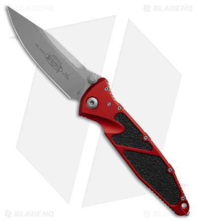 Microtech Socom Elite S/E Manual Knife Red Aluminum (4" Apocalyptic) 160-10APRD