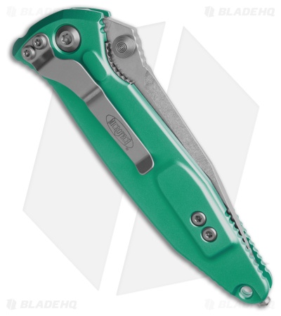 Microtech Socom Elite S/E Manual Knife Turquoise (4" SW Serr) 160-11TQ