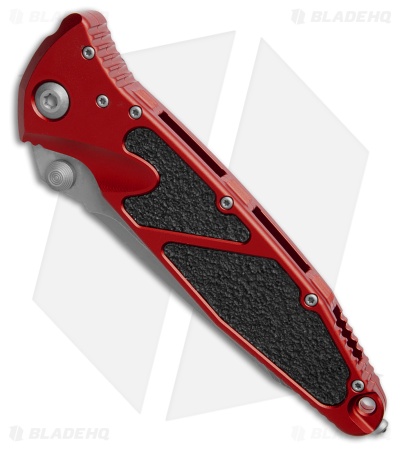 Microtech Socom Elite T/E Manual Knife Red Al (4" Apocalyptic Serr) 161-11APRD