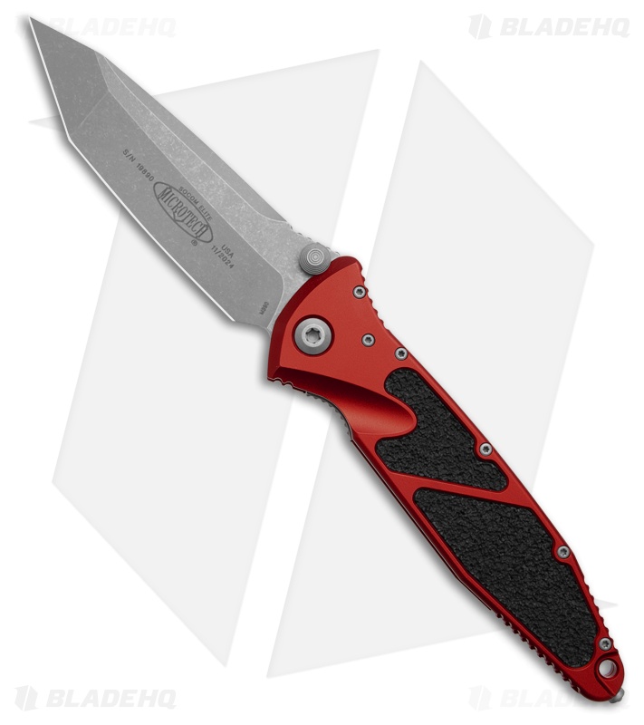 Microtech Socom Elite Red Al T/E Apoc M390