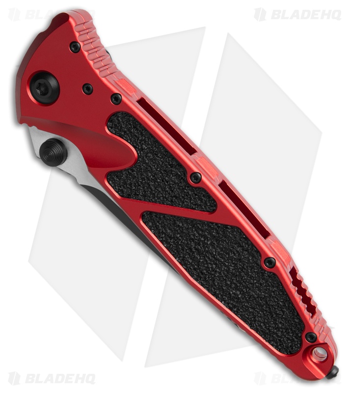 Microtech Socom Elite T/E Manual Knife Red Aluminum (4" Black) 161-1RD